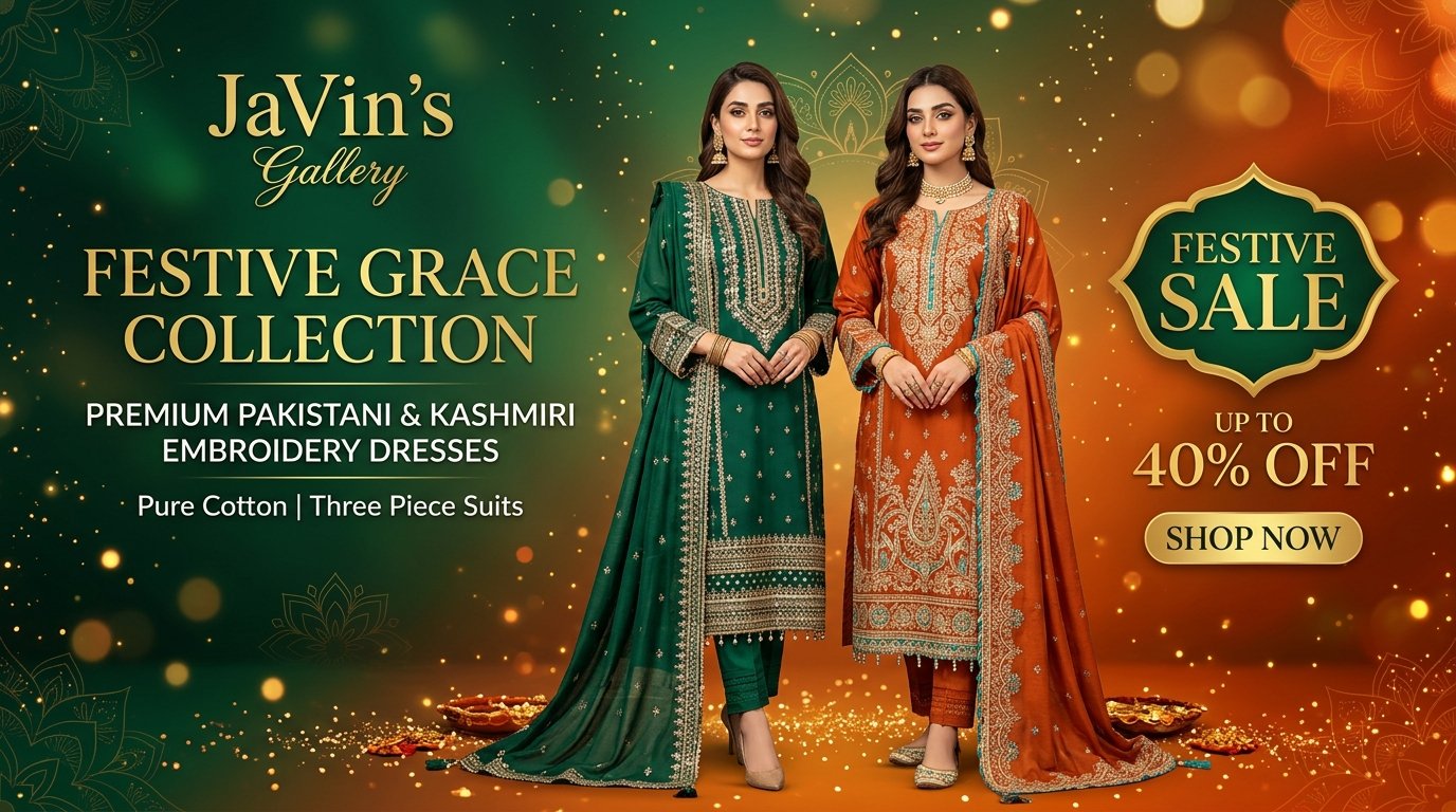 JaVin's Gallery Festive Sale Banner